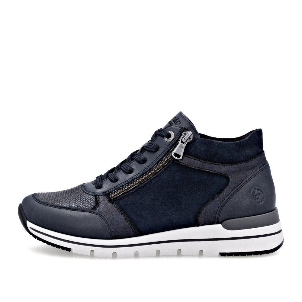 detail Dámská kotníková obuv REMONTE R6776-14 modrá W5