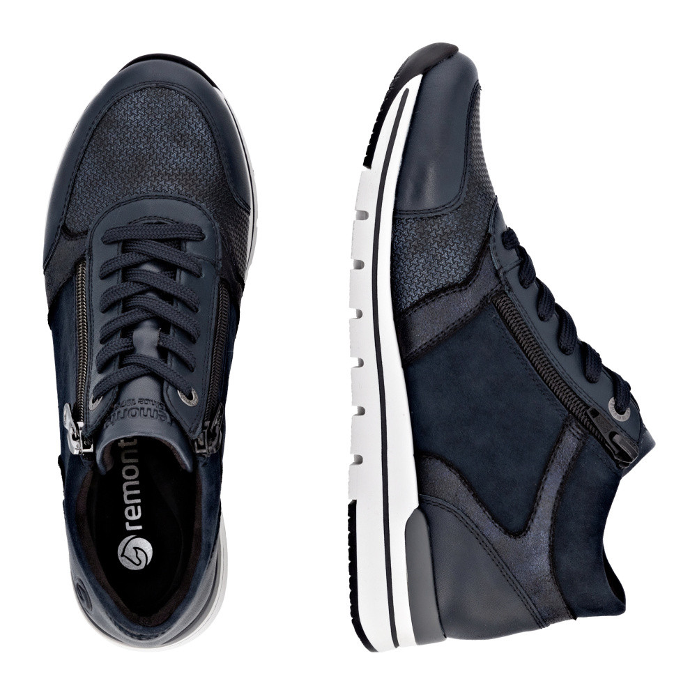 detail Dámská kotníková obuv REMONTE R6776-14 modrá W5