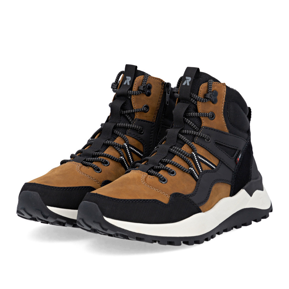 detail Pánská kotníková obuv RIEKER U1370-68 hnědá W5