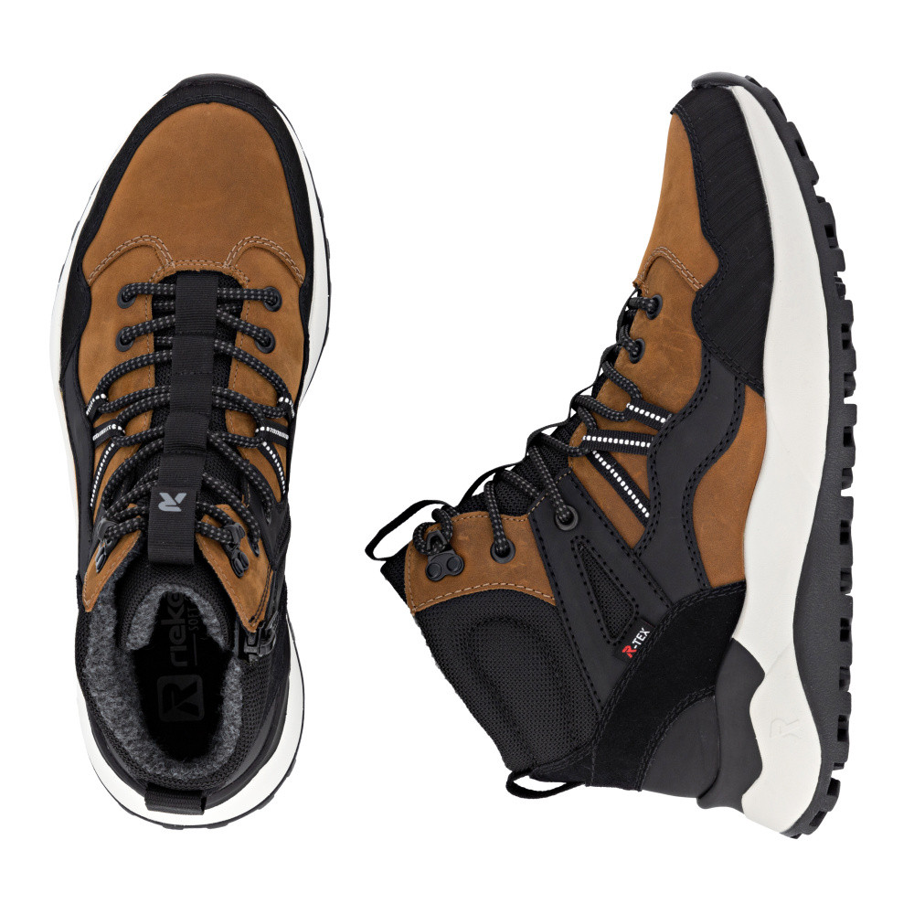 detail Pánská kotníková obuv RIEKER U1370-68 hnědá W5