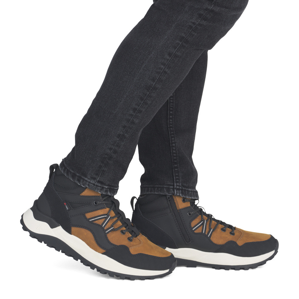 detail Pánská kotníková obuv RIEKER U1370-68 hnědá W5