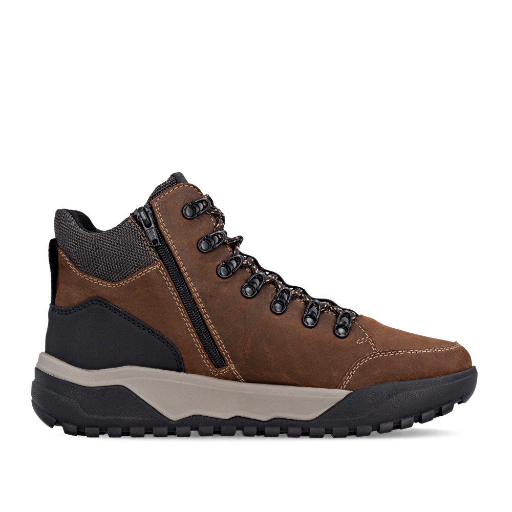 detail Pánská kotníková obuv RIEKER U1570-22 hnědá W5