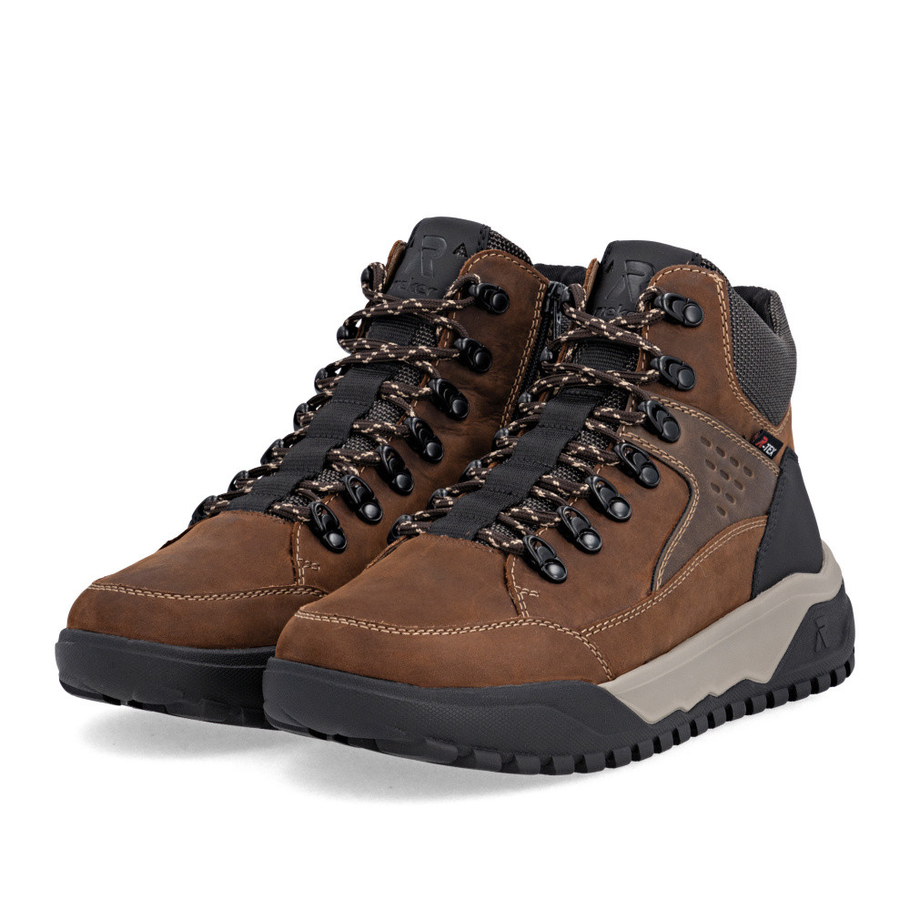 detail Pánská kotníková obuv RIEKER U1570-22 hnědá W5