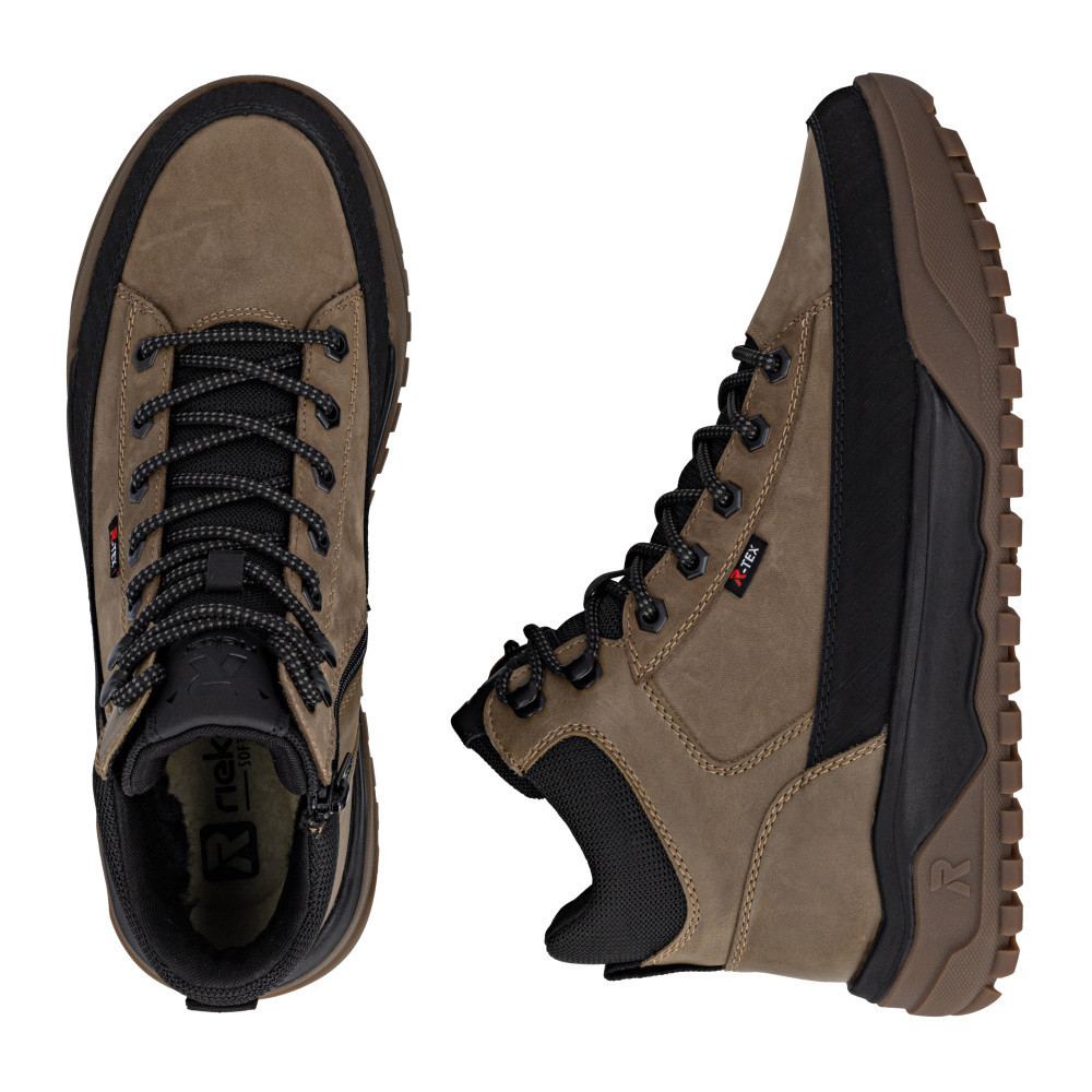 detail Pánská kotníková obuv RIEKER U1571-20 hnědá W5