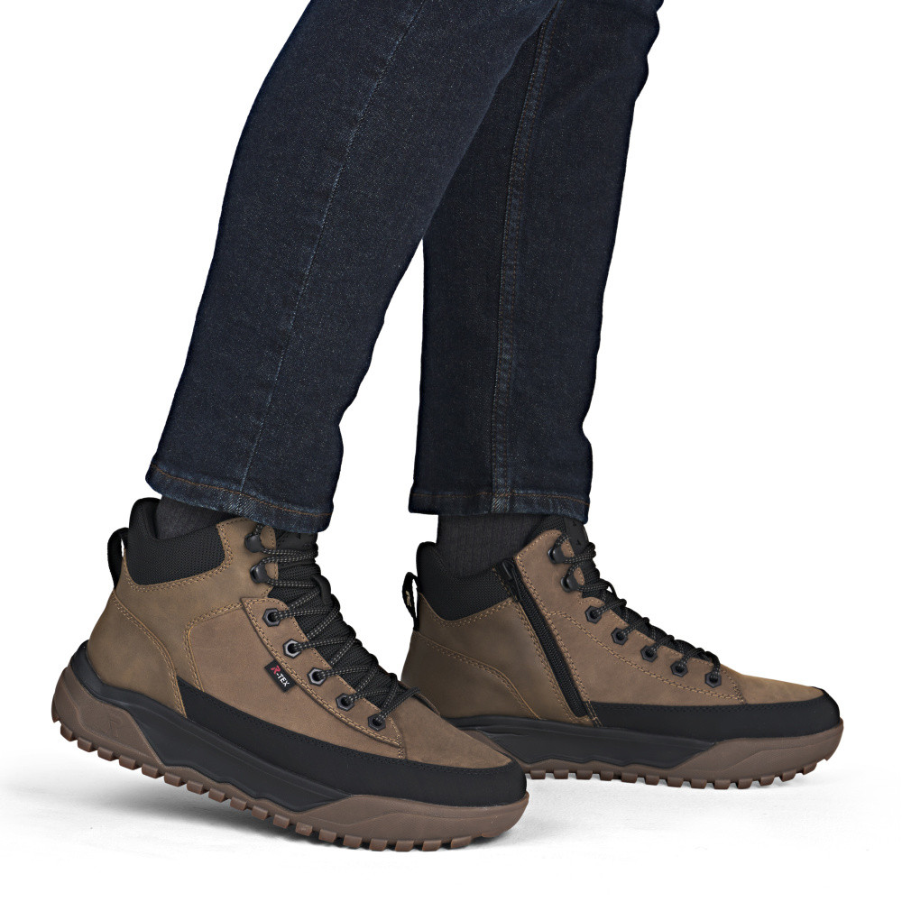 detail Pánská kotníková obuv RIEKER U1571-20 hnědá W5