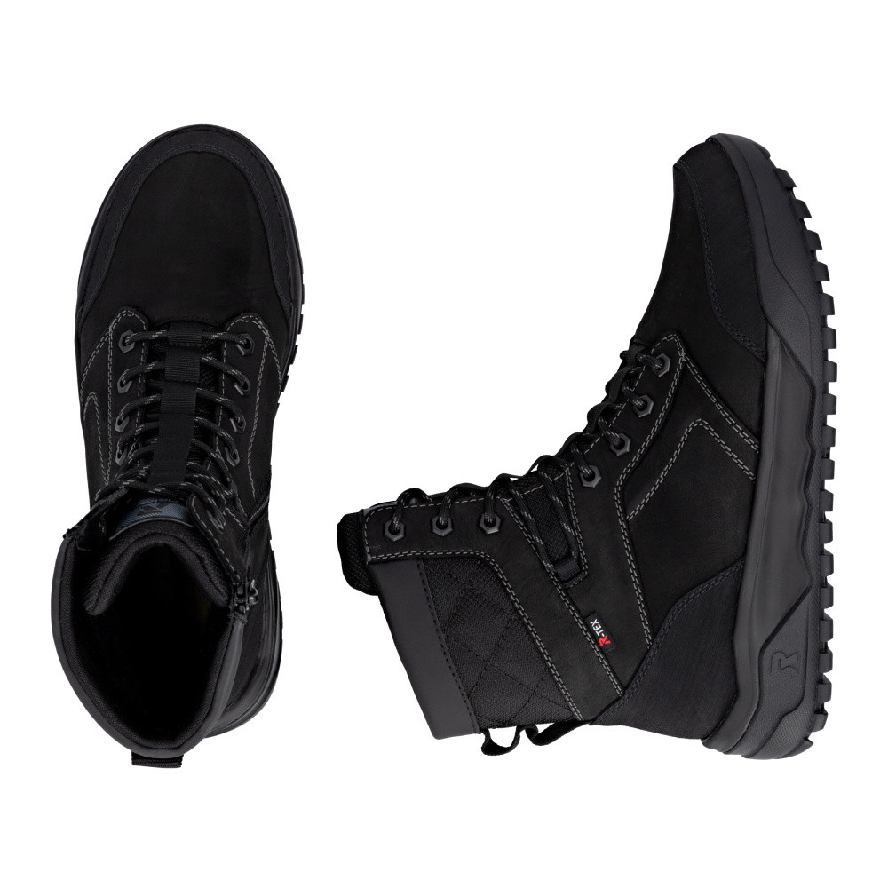 detail Pánská kotníková obuv RIEKER U1572-00 černá W5