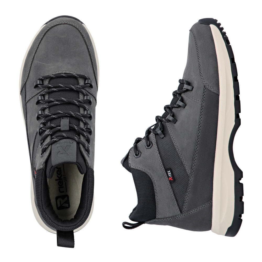 detail Pánská kotníková obuv RIEKER U1671-42 šedá W5