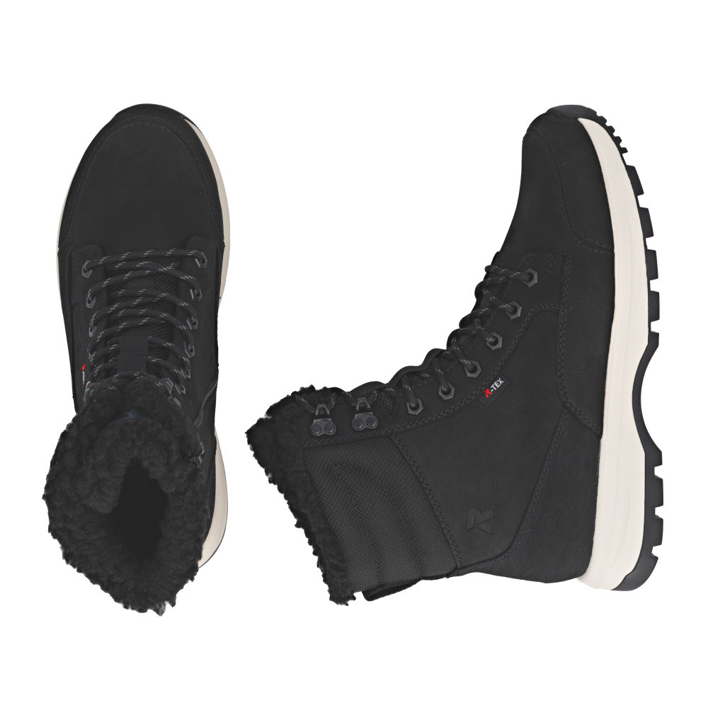 detail Pánská kotníková obuv RIEKER U1672-00 černá W5