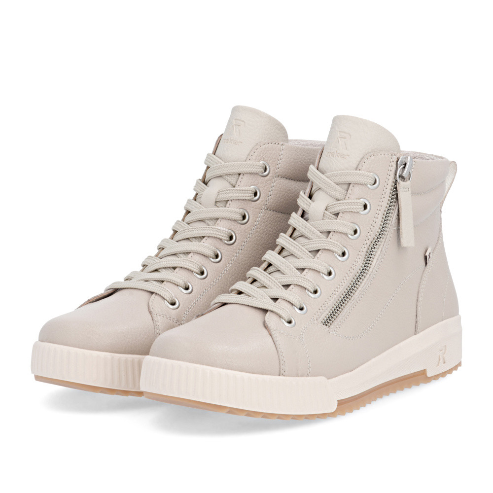 detail Dámská kotníková obuv RIEKER W0164-60 béžová W5