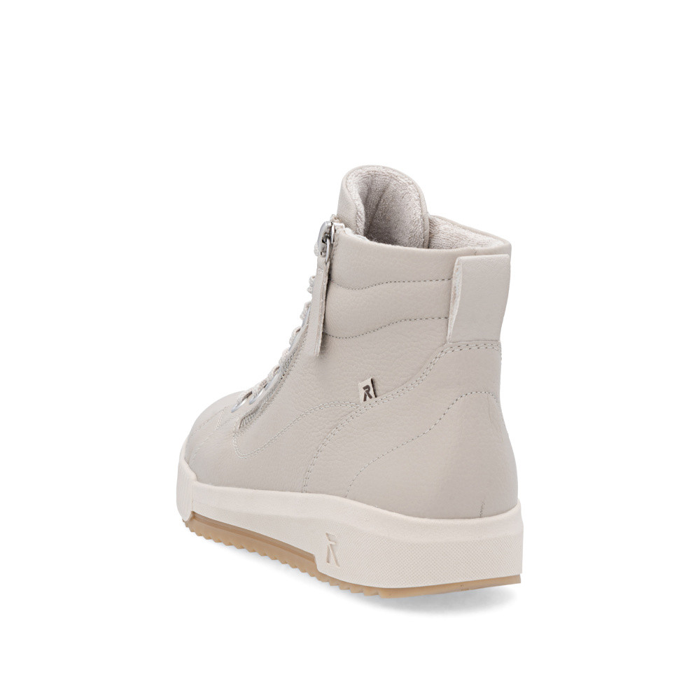 detail Dámská kotníková obuv RIEKER W0164-60 béžová W5