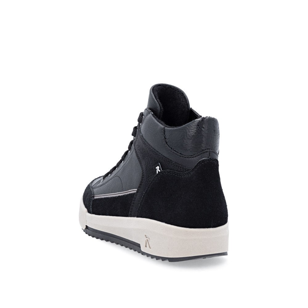 detail Dámská kotníková obuv RIEKER W0171-00 černá W5