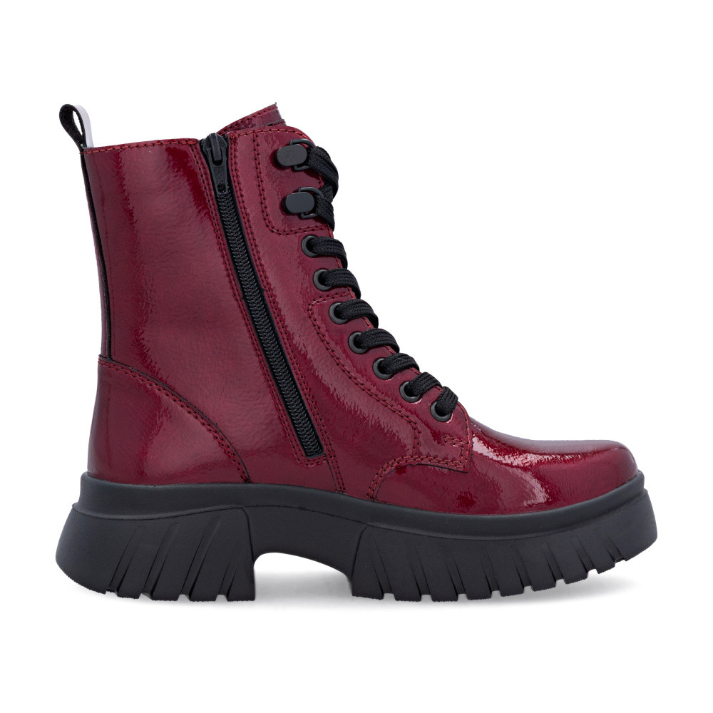 detail Dámská kotníková obuv RIEKER W1870-35 červená W5