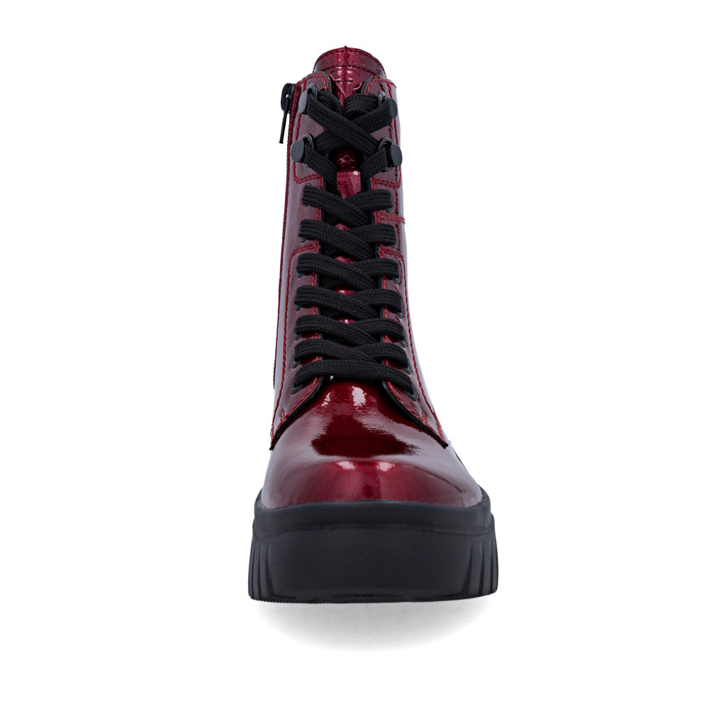 detail Dámská kotníková obuv RIEKER W1870-35 červená W5