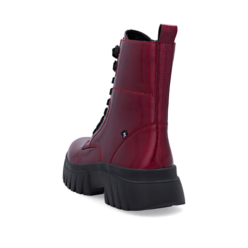 detail Dámská kotníková obuv RIEKER W1870-35 červená W5