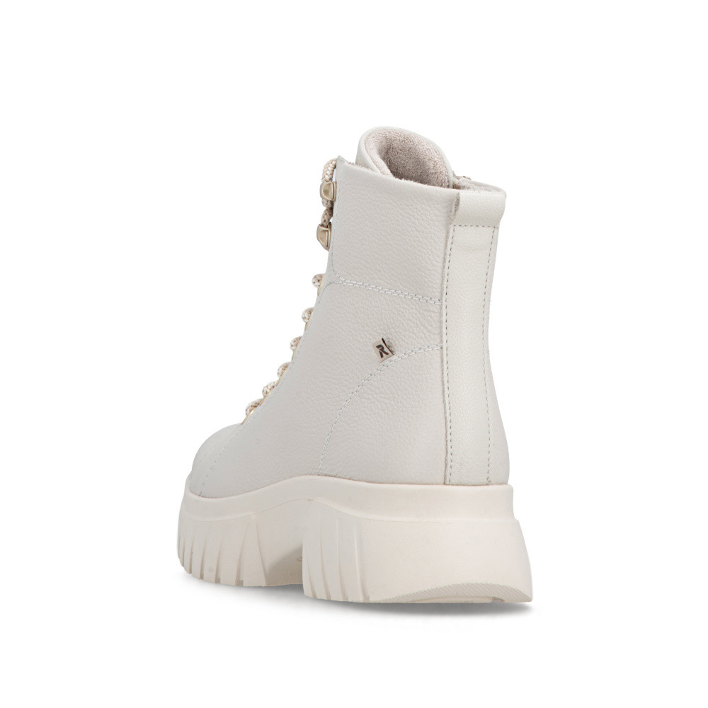 detail Dámská kotníková obuv RIEKER W1877-80 béžová W5