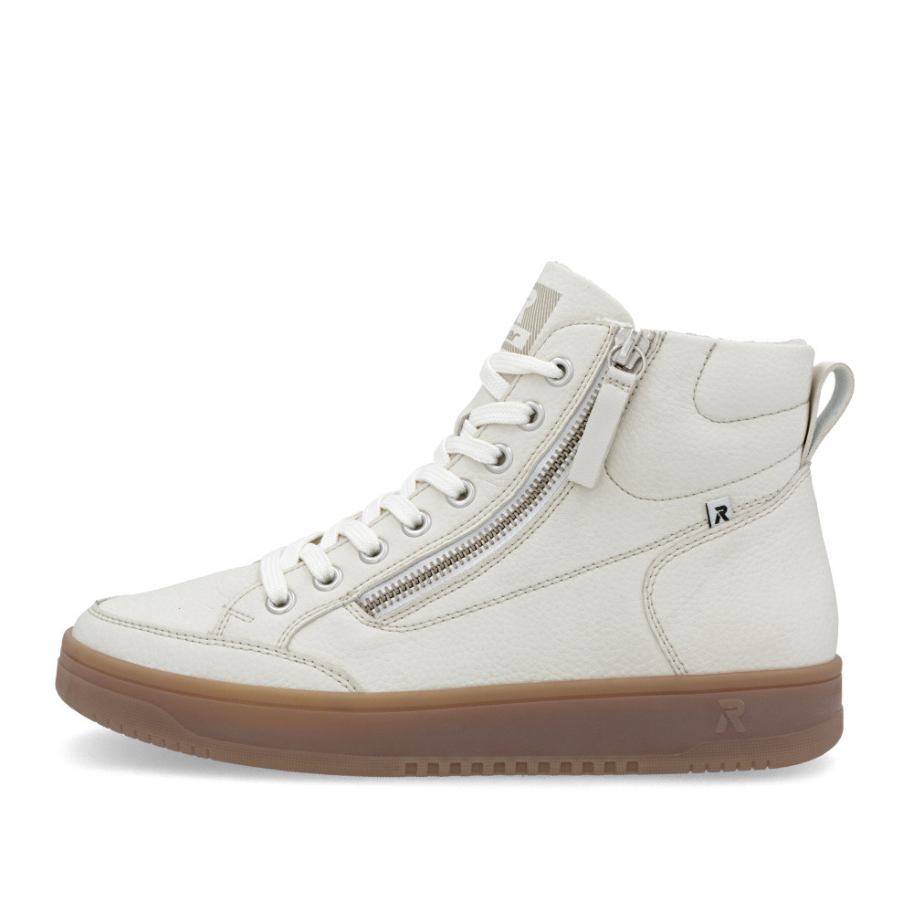 detail Dámská kotníková obuv RIEKER W1971-80 bílá W5