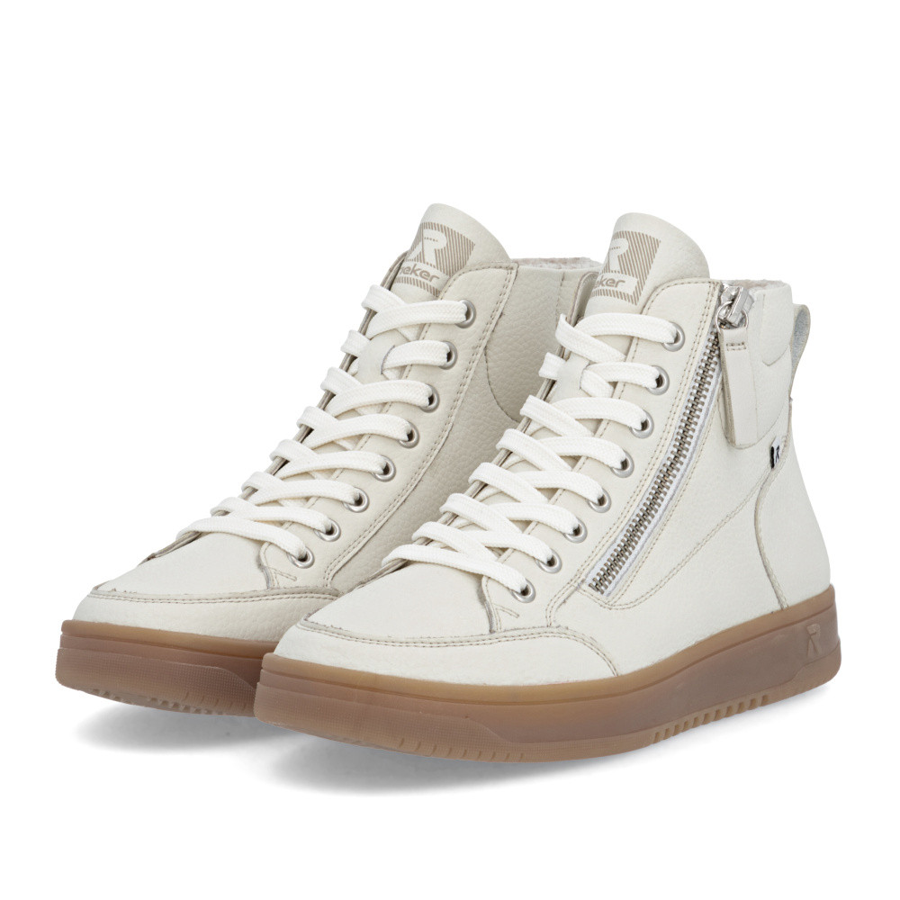 detail Dámská kotníková obuv RIEKER W1971-80 bílá W5