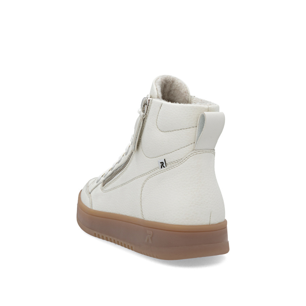 detail Dámská kotníková obuv RIEKER W1971-80 bílá W5