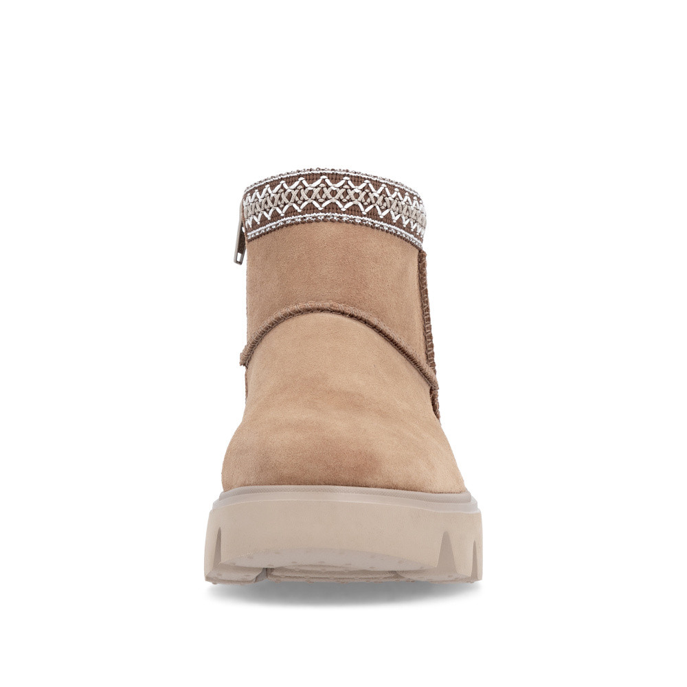 detail Dámská kotníková obuv RIEKER W2074-24 hnědá W5