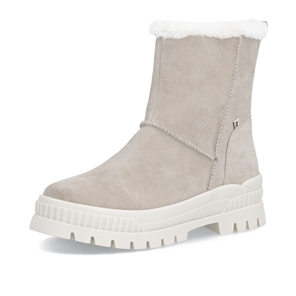 detail Dámská kotníková obuv RIEKER W2172-62 béžová W5