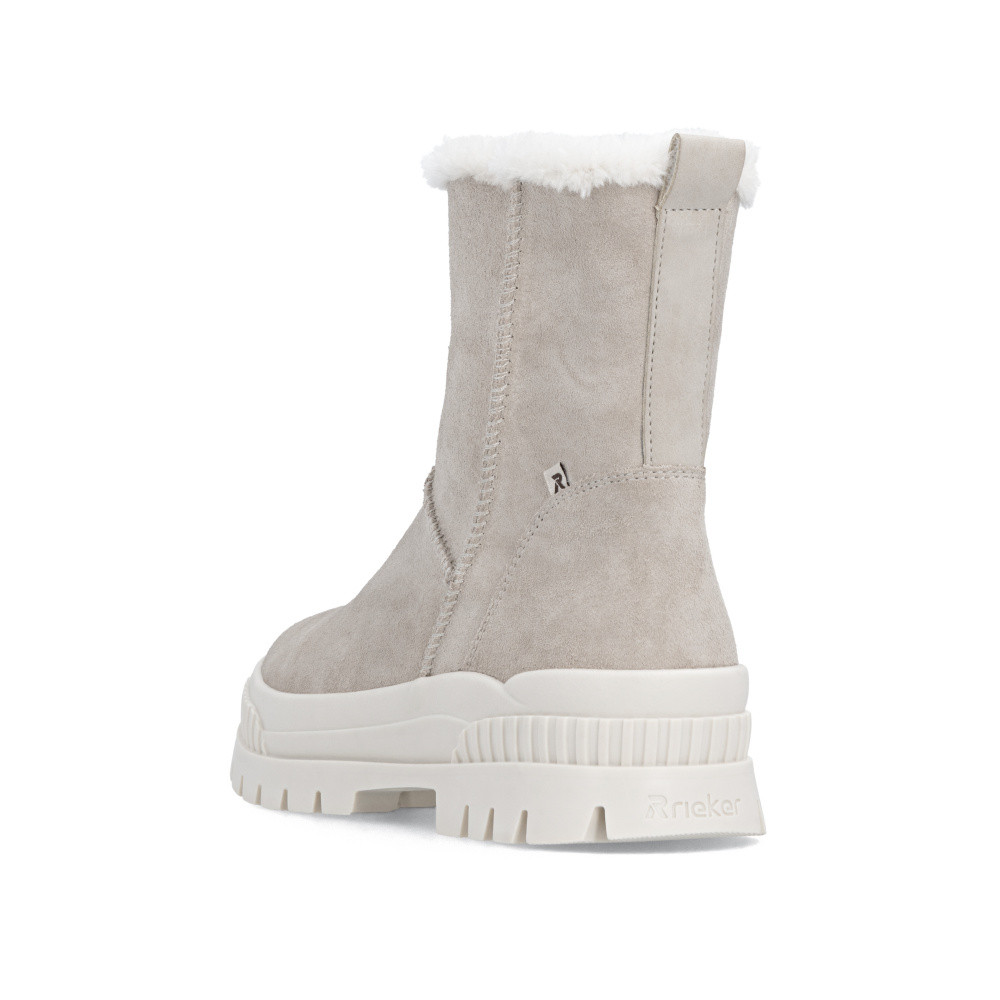 detail Dámská kotníková obuv RIEKER W2172-62 béžová W5