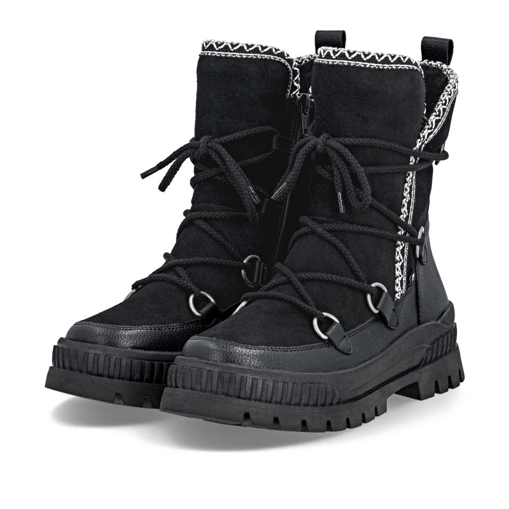 detail Dámská kotníková obuv RIEKER W2175-00 černá W5