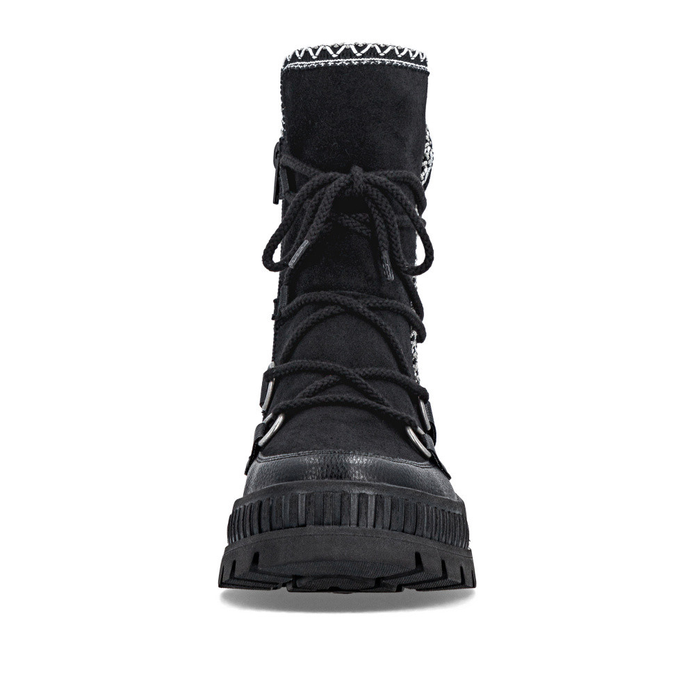 detail Dámská kotníková obuv RIEKER W2175-00 černá W5