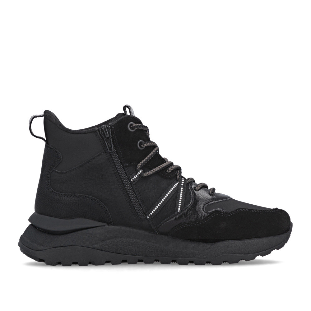 detail Dámská kotníková obuv RIEKER W2570-00 černá W5