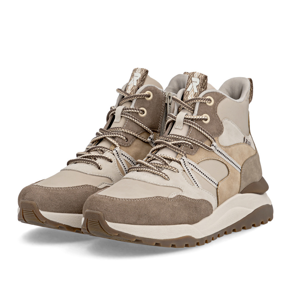 detail Dámská kotníková obuv RIEKER W2570-60 béžová W5