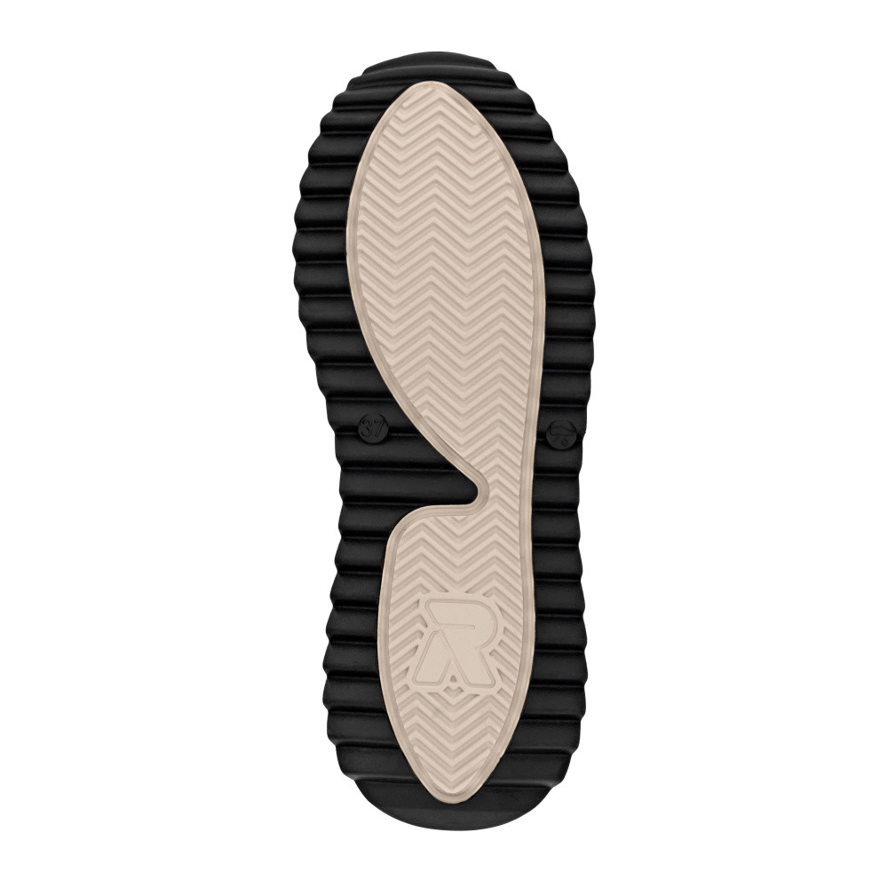 detail Dámská kotníková obuv RIEKER W3870-00 černá W5