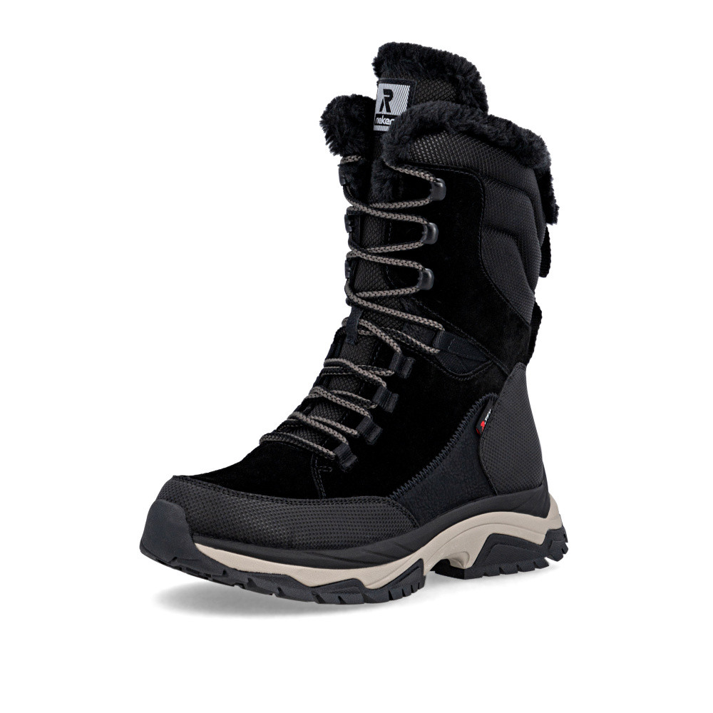 detail Dámská kotníková obuv RIEKER W3972-00 černá W5