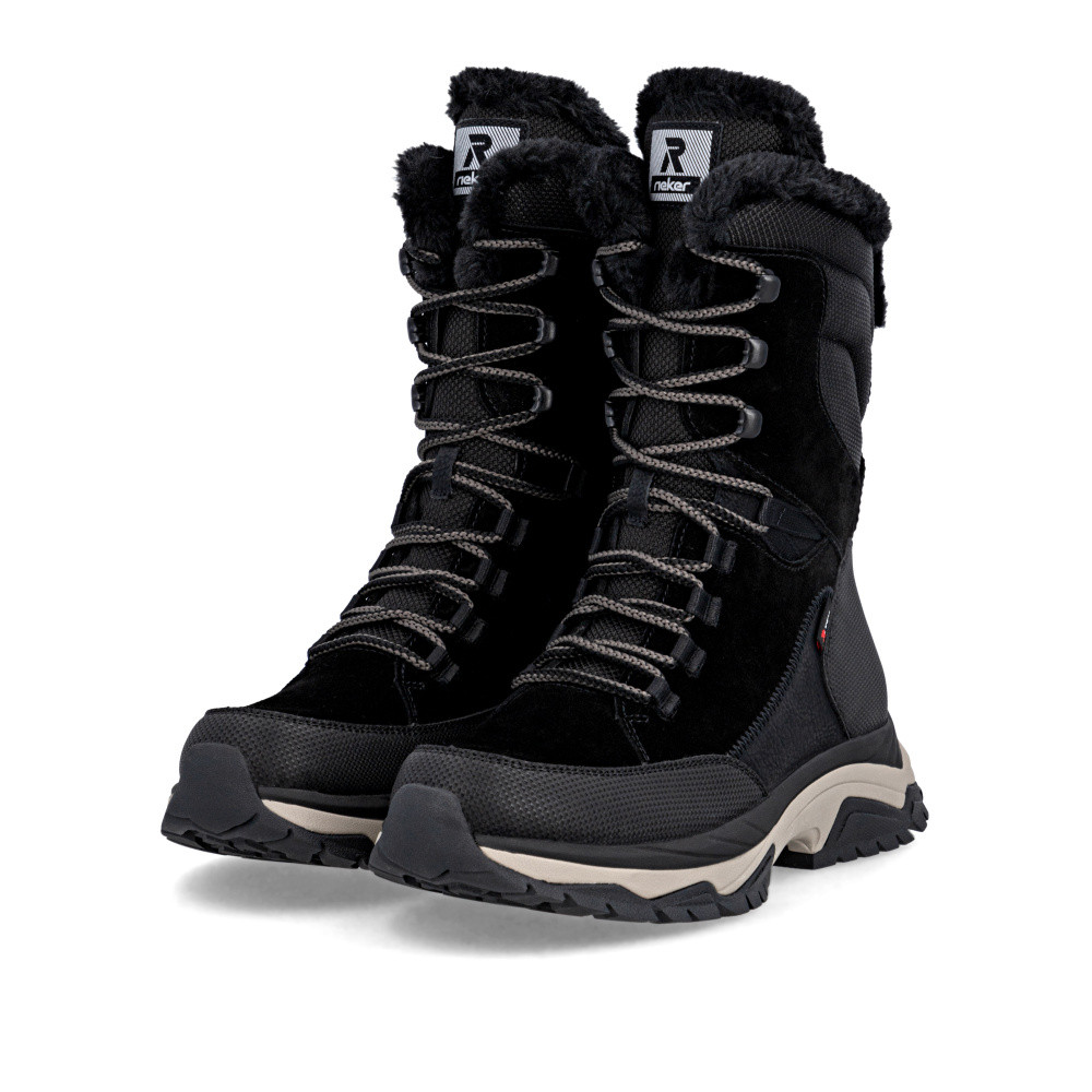 detail Dámská kotníková obuv RIEKER W3972-00 černá W5