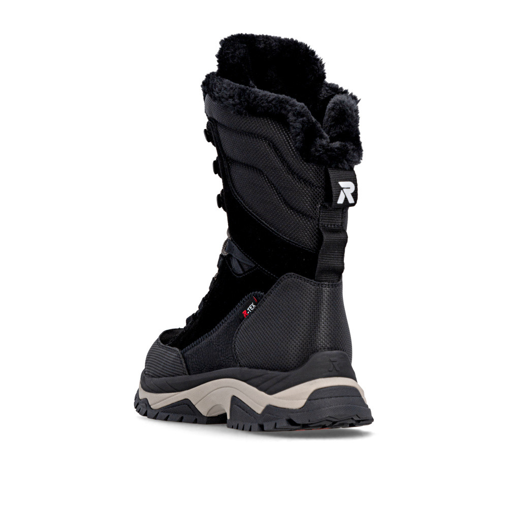 detail Dámská kotníková obuv RIEKER W3972-00 černá W5