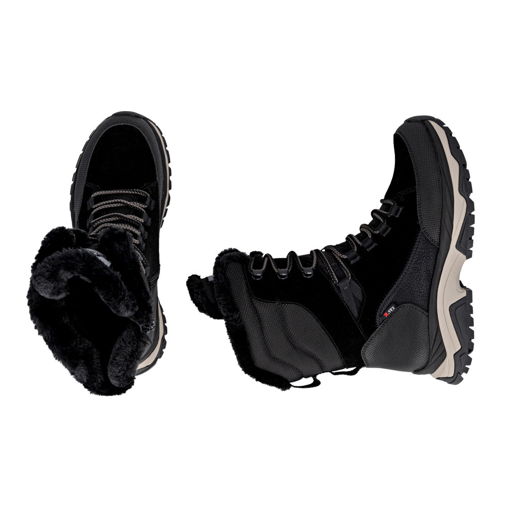 detail Dámská kotníková obuv RIEKER W3972-00 černá W5