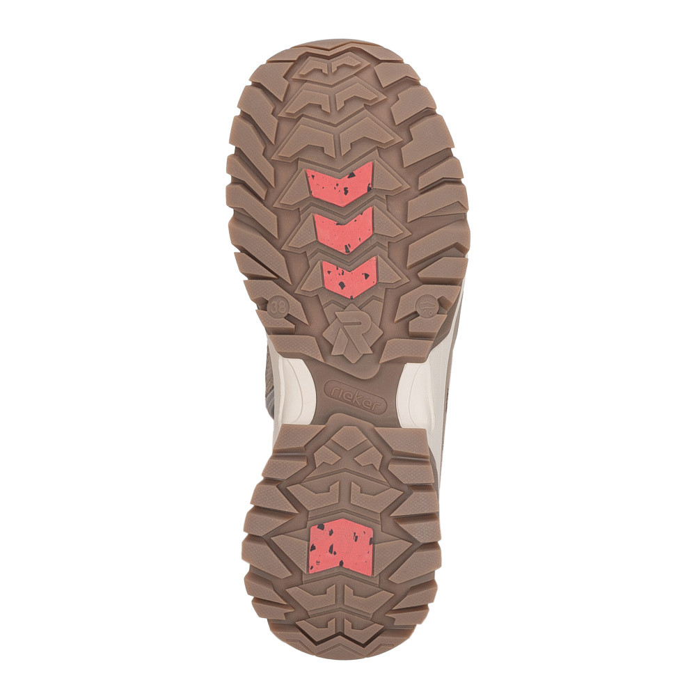 detail Dámska členková obuv RIEKER W3972-64 béžová W5