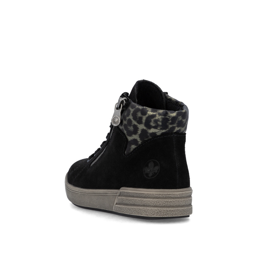 detail Dámská kotníková obuv RIEKER X0709-00 černá W5