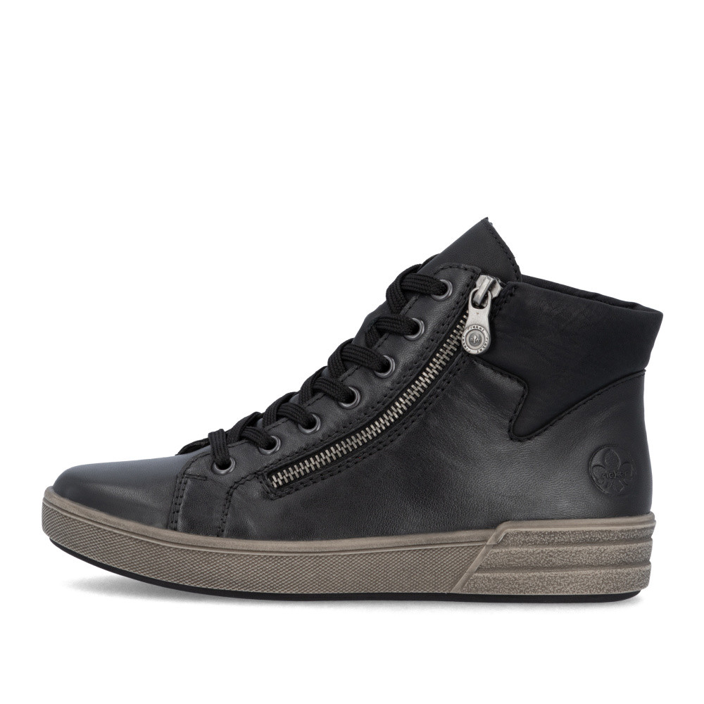 detail Dámská kotníková obuv RIEKER X0709-01 černá W5