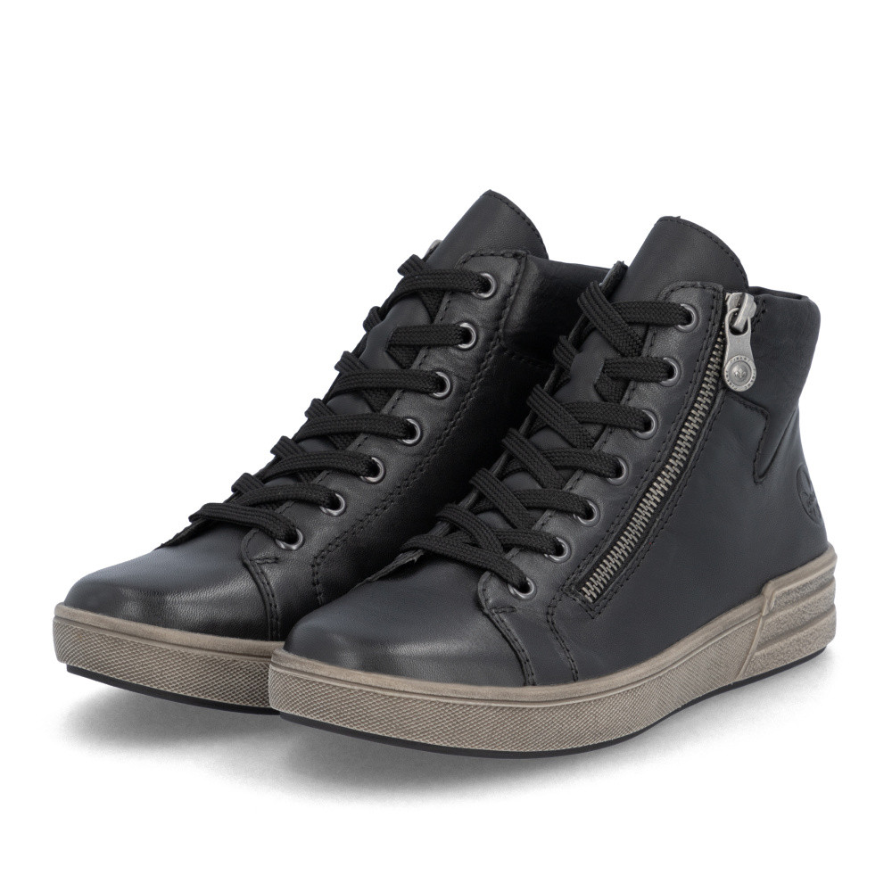 detail Dámská kotníková obuv RIEKER X0709-01 černá W5