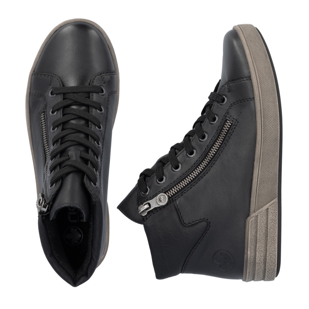 detail Dámská kotníková obuv RIEKER X0709-01 černá W5