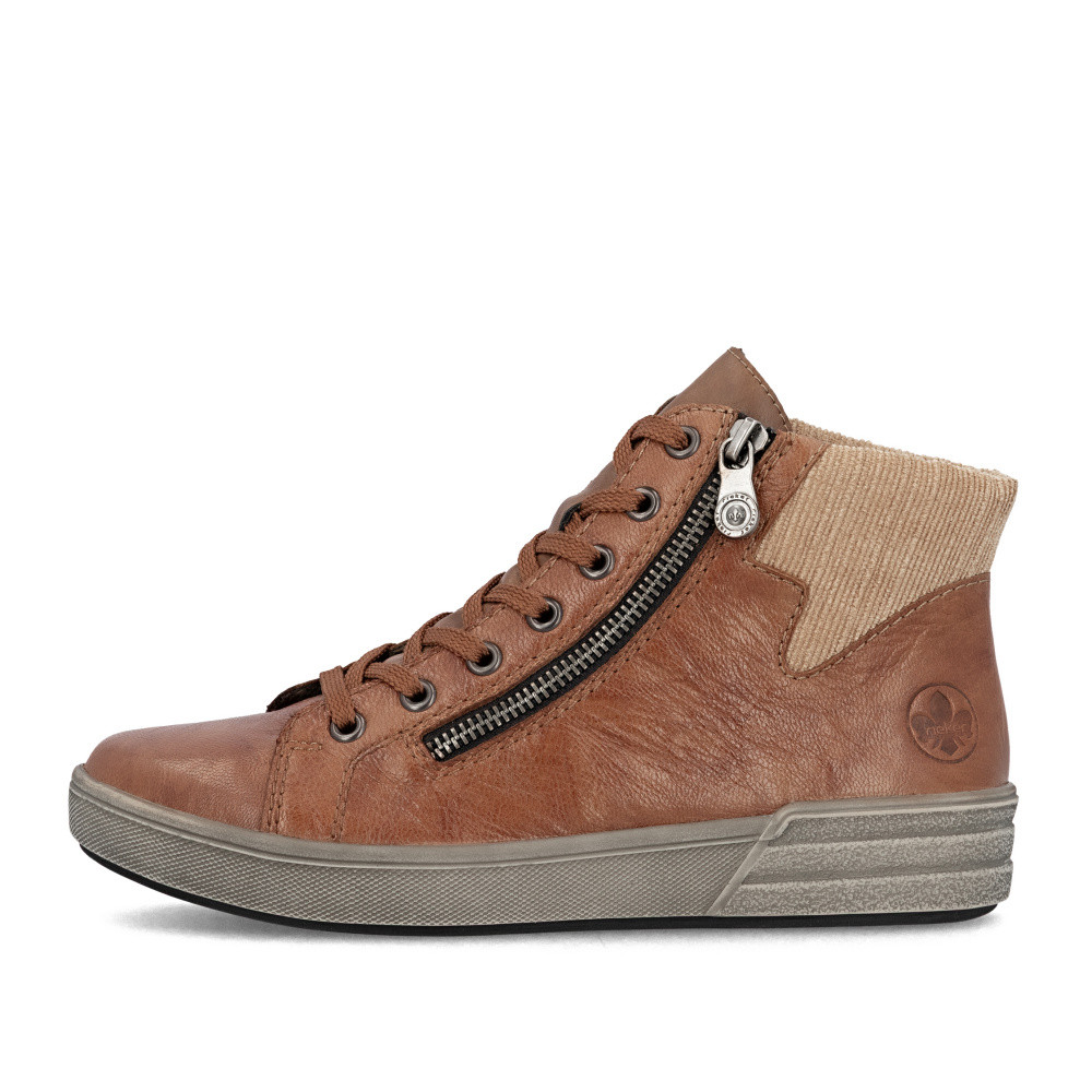 detail Dámská kotníková obuv RIEKER X0709-22 hnědá W5