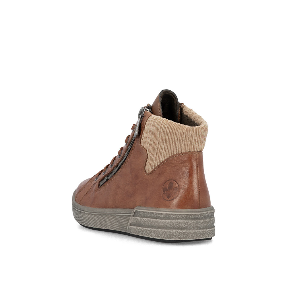 detail Dámská kotníková obuv RIEKER X0709-22 hnědá W5