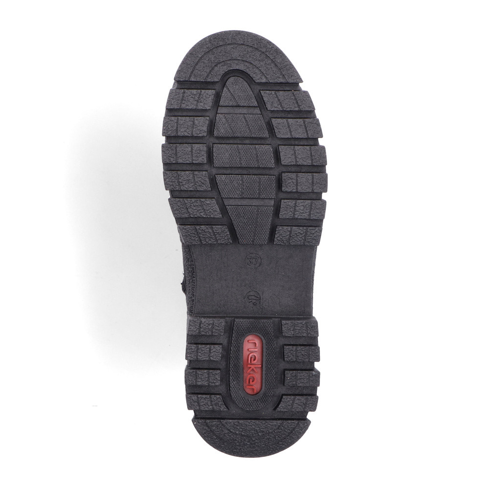 detail Dámská kotníková obuv RIEKER Y0212-00 černá W5