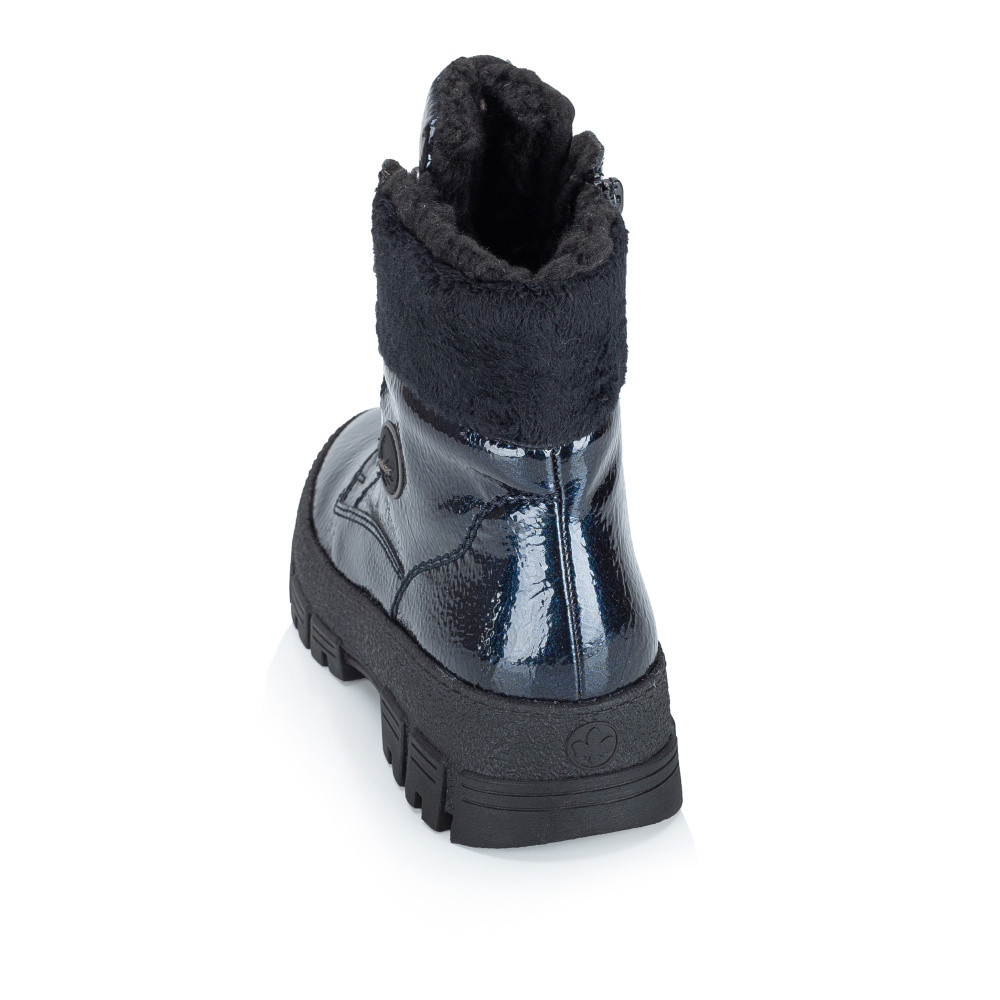 detail Dámská kotníková obuv RIEKER Y0220-14 modrá W5