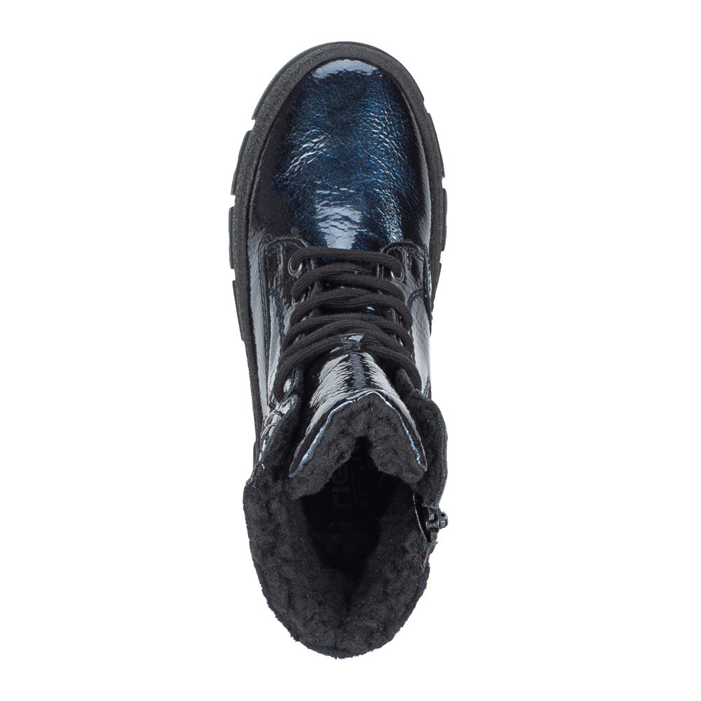 detail Dámská kotníková obuv RIEKER Y0220-14 modrá W5