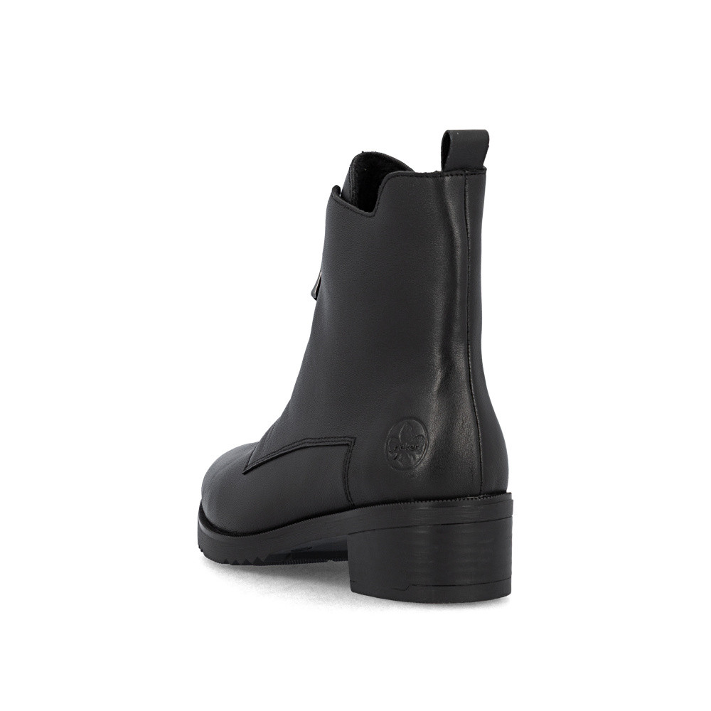 detail Dámská kotníková obuv RIEKER Y0552-00 černá W5