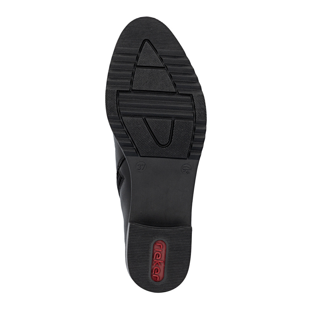 detail Dámská kotníková obuv RIEKER Y0552-00 černá W5