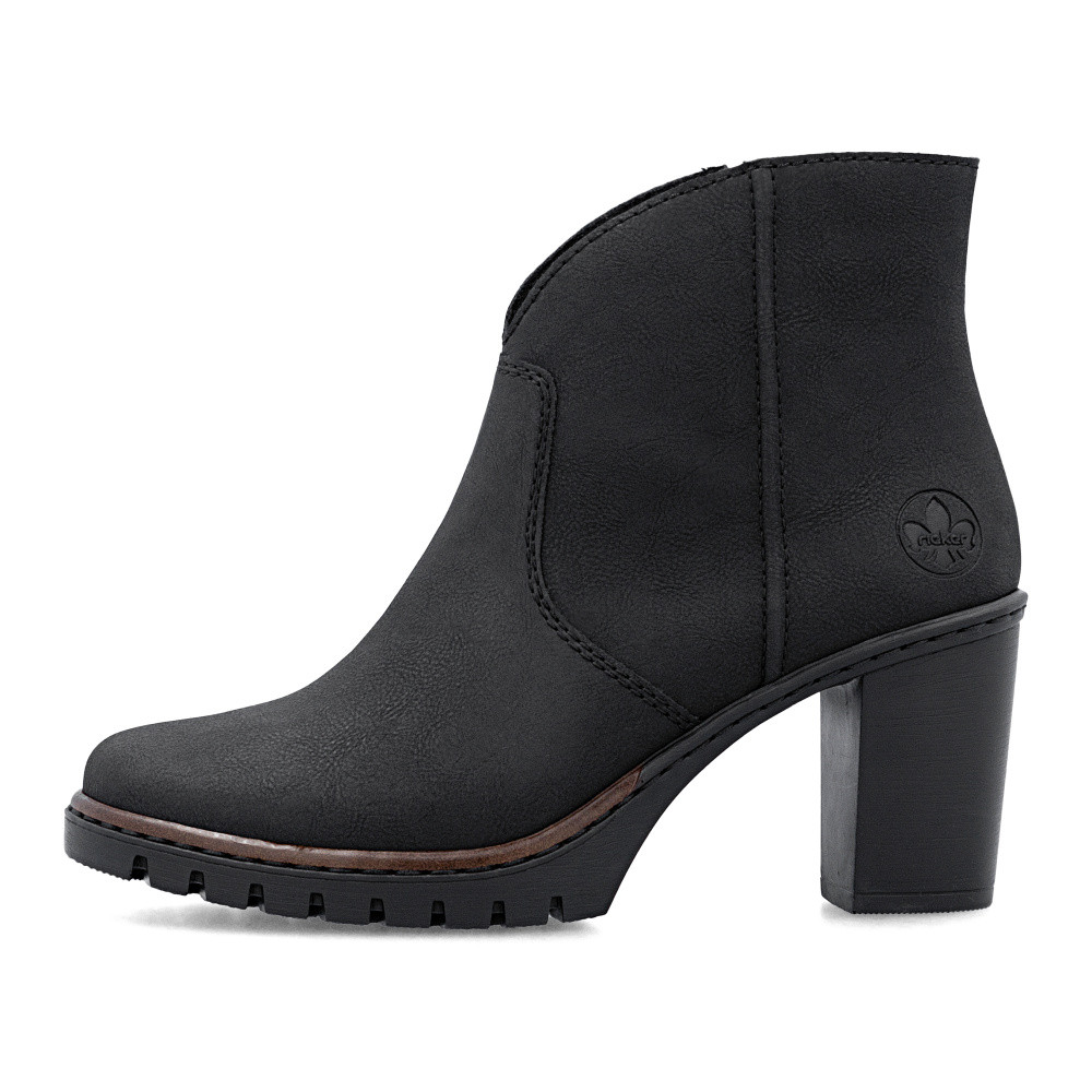 detail Dámská kotníková obuv RIEKER Y2553-00 černá W5