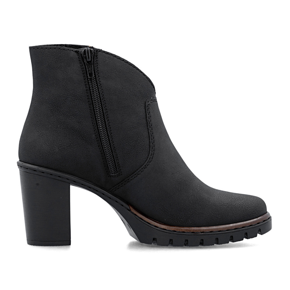 detail Dámská kotníková obuv RIEKER Y2553-00 černá W5