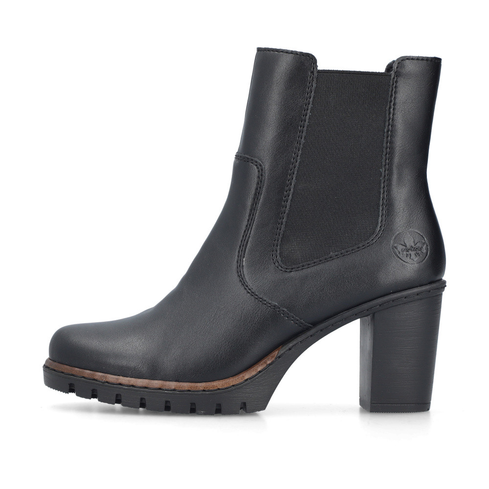 detail Dámská kotníková obuv RIEKER Y2580-00 černá W5