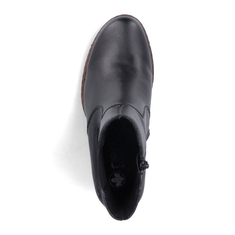 detail Dámská kotníková obuv RIEKER Y2580-00 černá W5